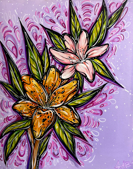"lilies" prints