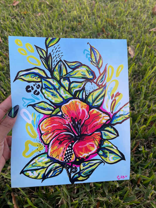 "hibiscus" prints