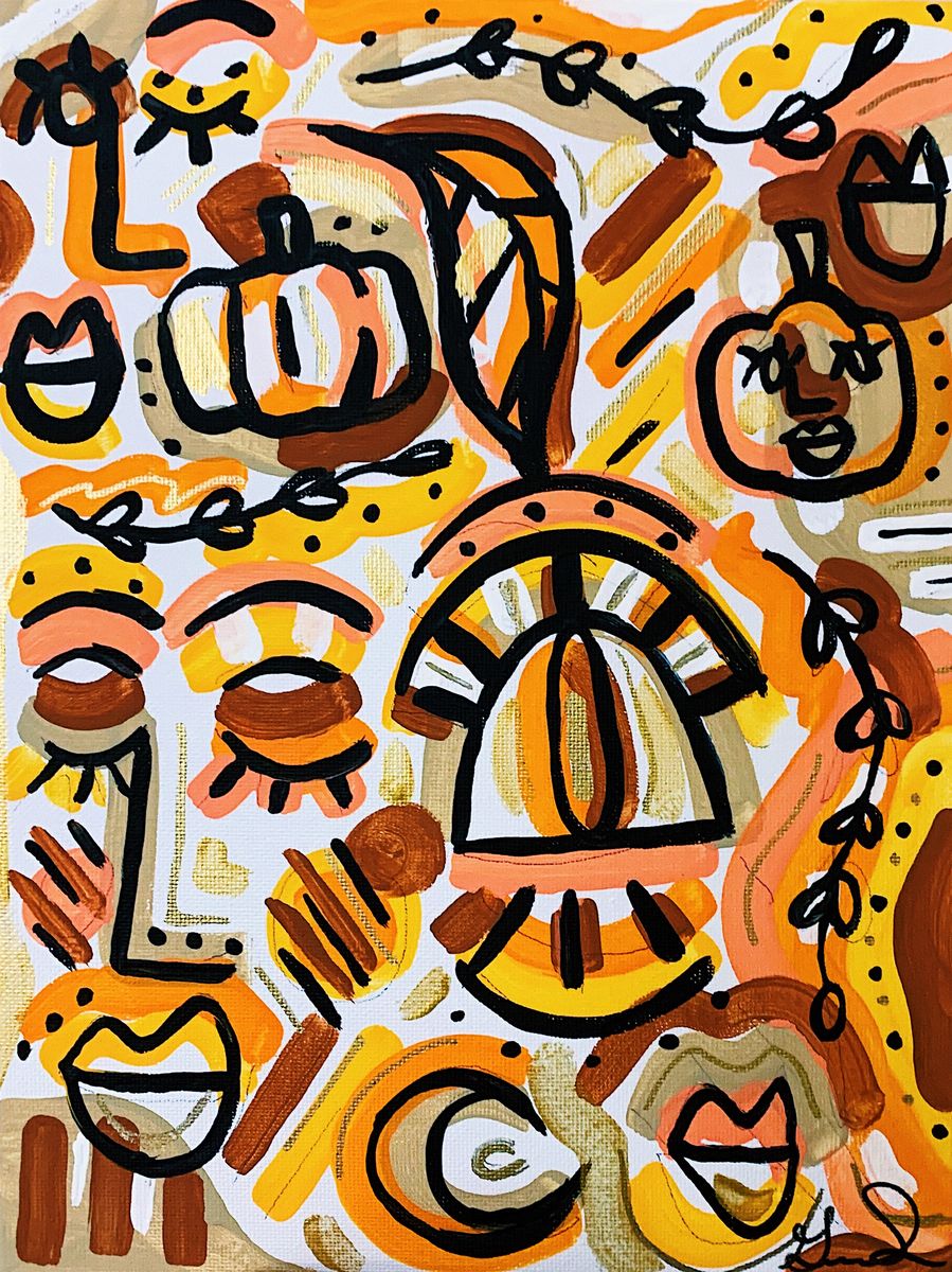 Abstract Prints - Abstract #6 (FALL THEME)