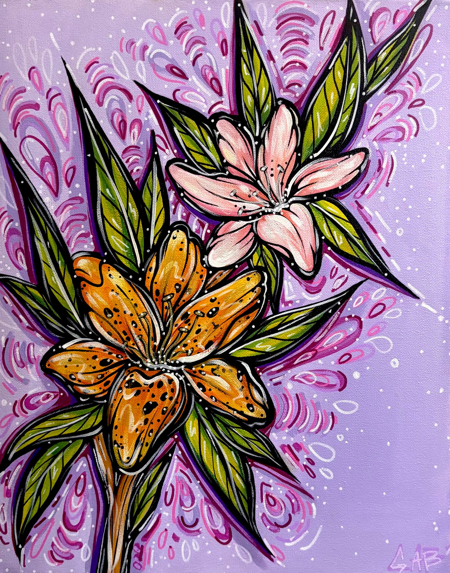 "lilies" prints